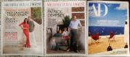 Architectural Digest (architektura) nr z 2013, 2014 i 2017 roku
