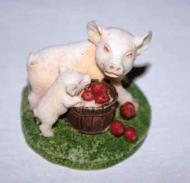 świnki figurka vintage