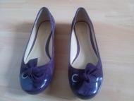 Fioletowe baleriny Clarks