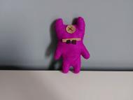 fuksjowa broszka z filcu, handmade, DIY, biżuteria, prezent, Stworek